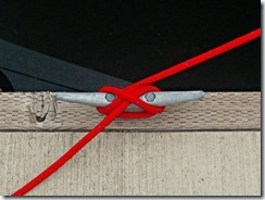 How to tie a cleat - Finished 