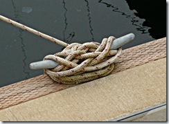 How to tie a cleat - bad example