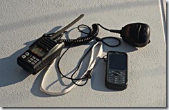 Cell-Phone and vhf radio