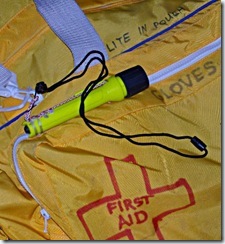 Flashlight for a boat