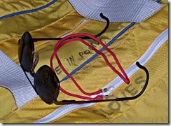 Glasses with loops around ears