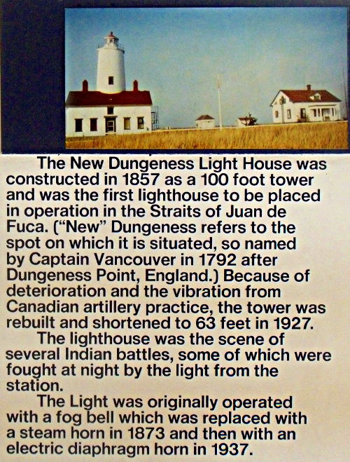 New Dungeness Light Text - US Coast Guard Museum - Seattle