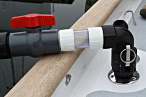 Pumping out the holding tank Photo: courtesy of Three Sheets Northwest