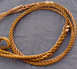 A dock line in need of washing