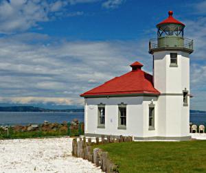 Alki Point Lighthouse in West Seattle