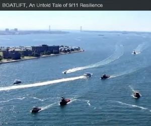 Evacuation of 500,000 people from Lower Manhattan on 9/11 by boat 