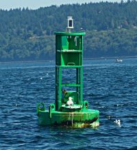 Meadow Point Buoy LED ATON Puget Sound Seattle
