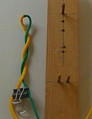 Spiral Portuguese Sennit, key fob