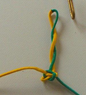 Spiral Portuguese Sennit, key fob