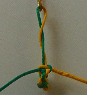 Spiral Portuguese Sennit, key fob