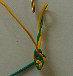 Spiral Portuguese Sennit, key fob