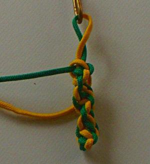 Spiral Portuguese Sennit, key fob