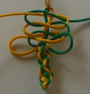 Spiral Portuguese Sennit, key fob