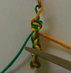 Spiral Portuguese Sennit, key fob