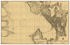 Seattle Harbor Chart - 1901