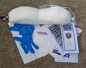 Oil spill prevention kit